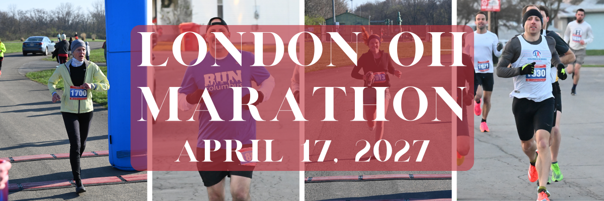 London OH Marathon banner