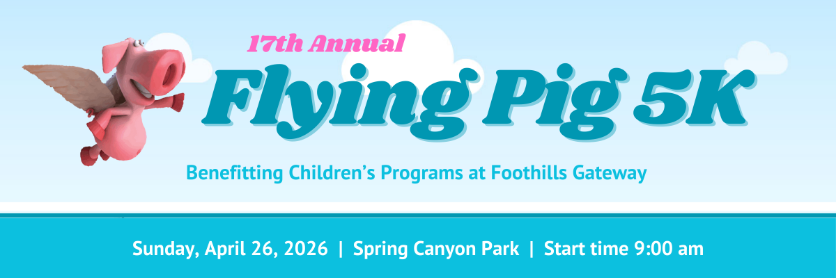 17th Annual Flying Pig 5K Walk and Run, Benefitting Children's Programs at Foothills Gateway