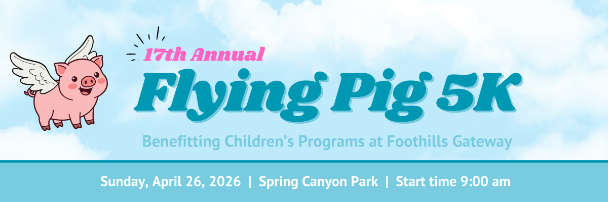 17th Annual Flying Pig 5K Walk and Run, Benefitting Children's Programs at Foothills Gateway