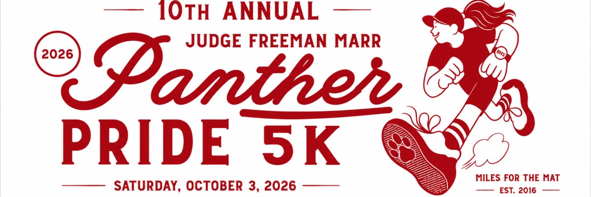 Judge Freeman Marr Panther Pride 5K banner
