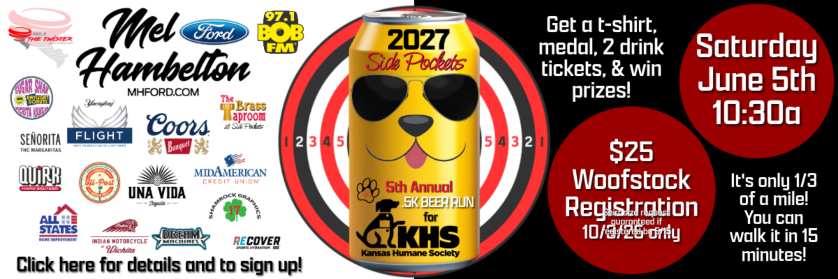 5th Annual Side Pockets .5K Beer Run for KHS