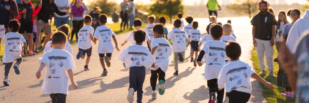 children running in 2025 kids race