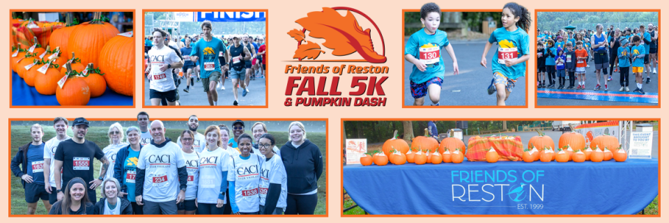 Friends of Reston Fall 5K + Pumpkin Dash in Reston