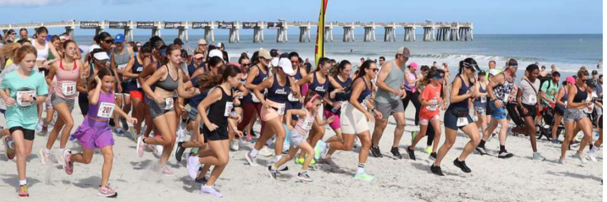 SUPER GIRL 5K - Beach Run/Walk - JAX BEACH banner