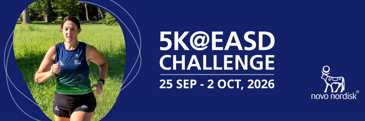 2026 5K@EASD Challenge, 25 September - 2 October, 2026, Virtual Challenge