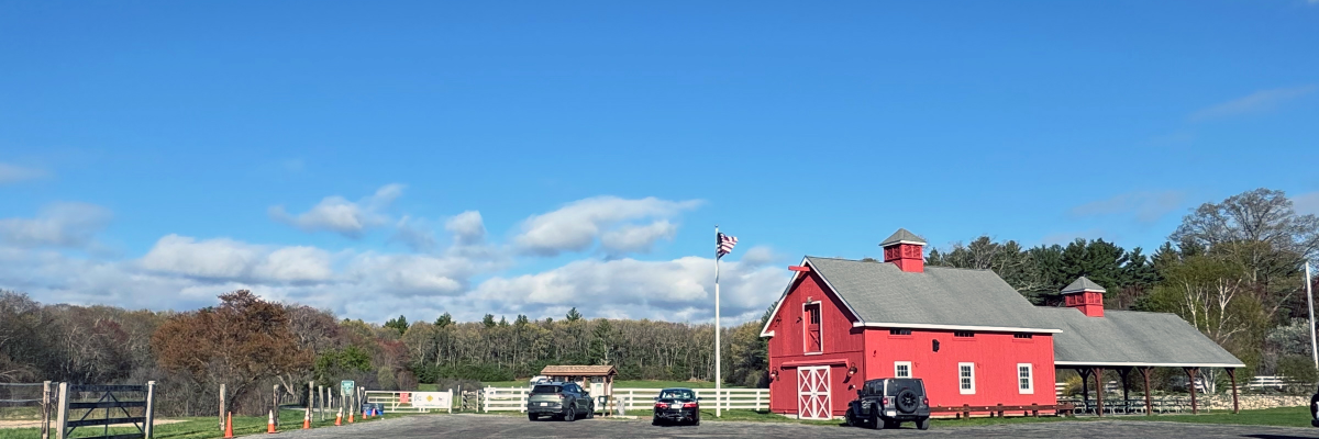 The barn at Adams farm in Walpole, MA