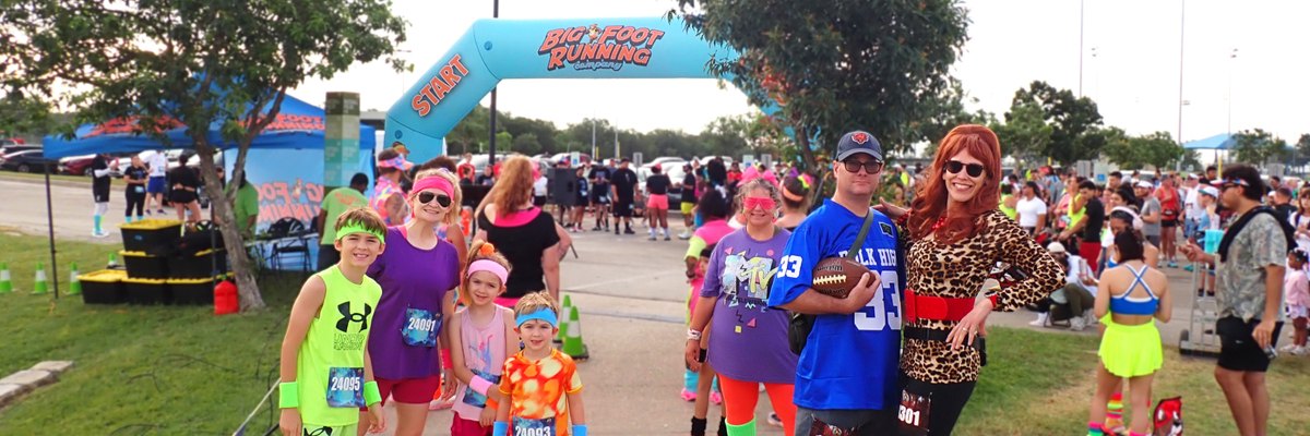Running through the Decades Half Marathon - San Antonio banner
