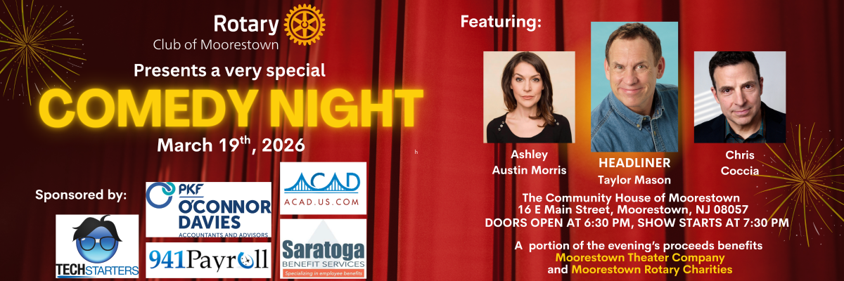 Rotary Comedy Night March 19th, 2026