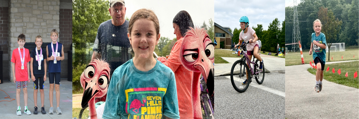 Pink Flamingo Youth Triathlon banner