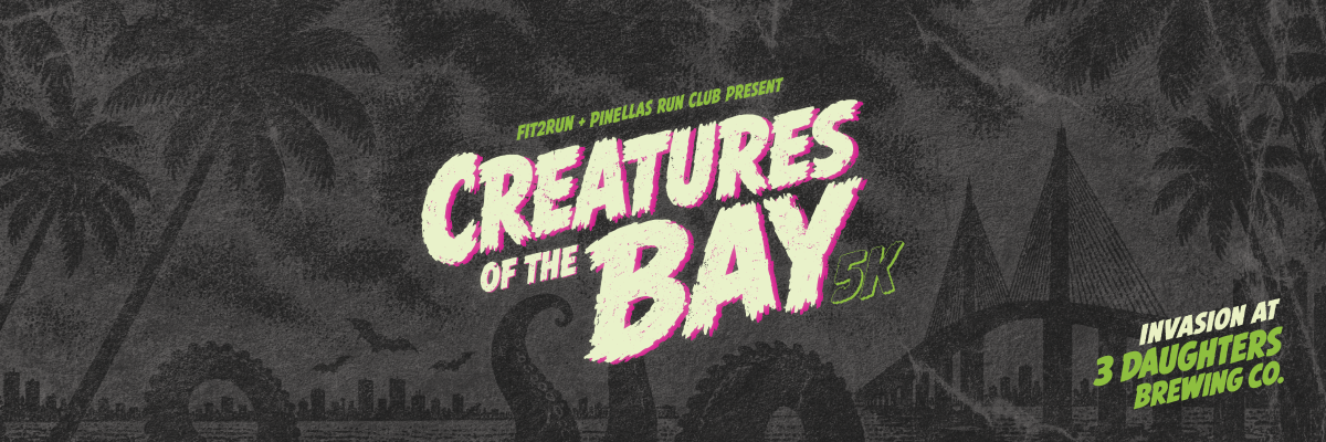 Creatures of the Bay 5K Pinellas Run Club Fit2Run 2 Daughters Brewing