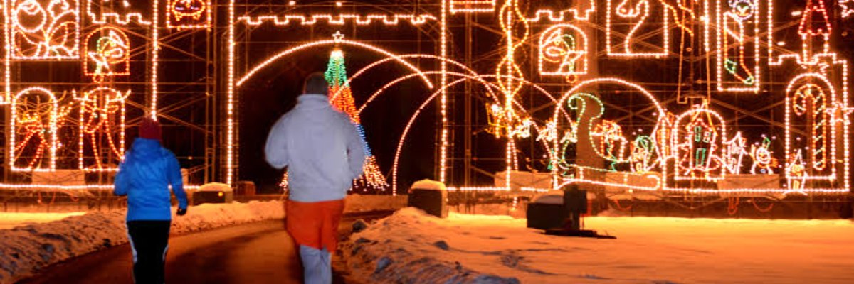 Lights on the Lake 5K banner