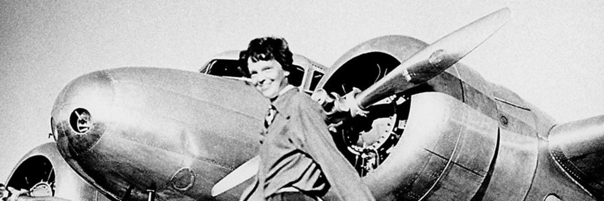 Amelia Earhart Banner
